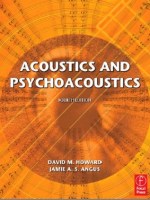 Acoustics and Psychoacoustics, Fourth&nbsp;Edition