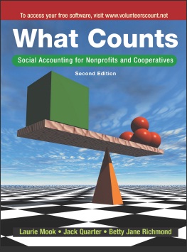 What Counts Social Accounting for Nonprofits and Cooperatives, 2nd&nbsp;Edition