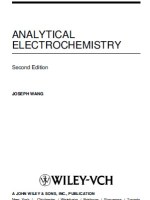 Analytical Electrochemistry by Joseph Wang (Jun 16,&nbsp;2000)