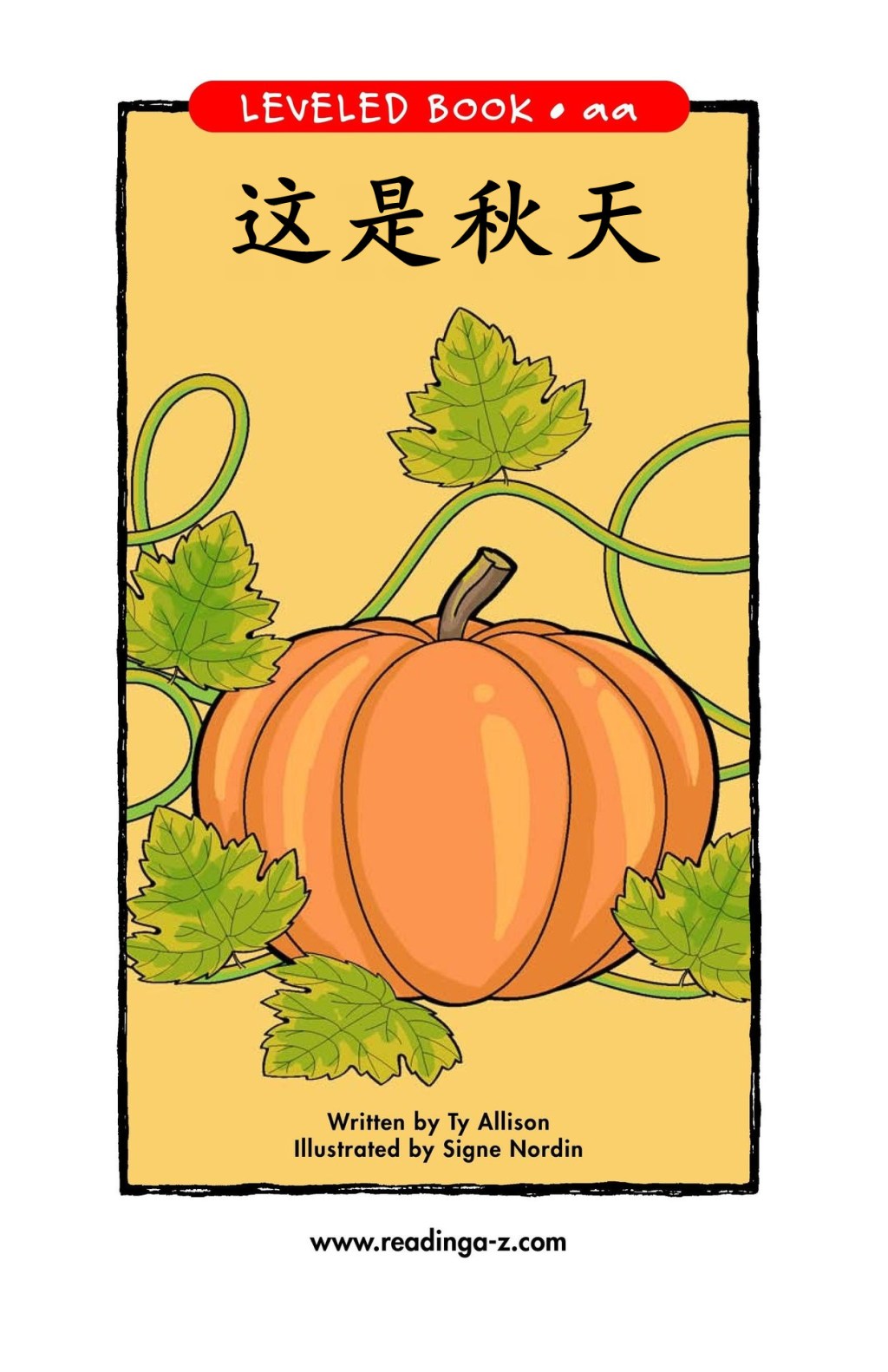 It is fall/这是秋天