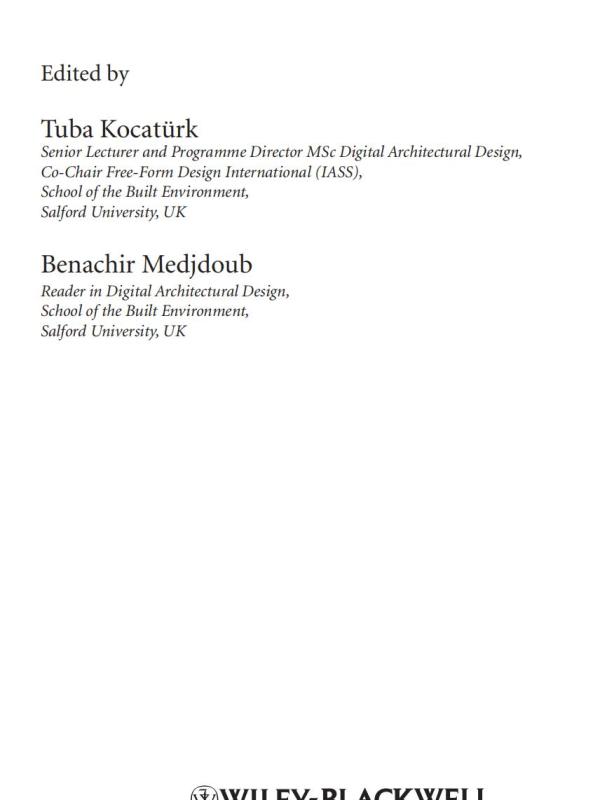 Distributed Intelligence In Design by Tuba Kocatürk and Benachir Medjdoub (Feb 21,&nbsp;2011)