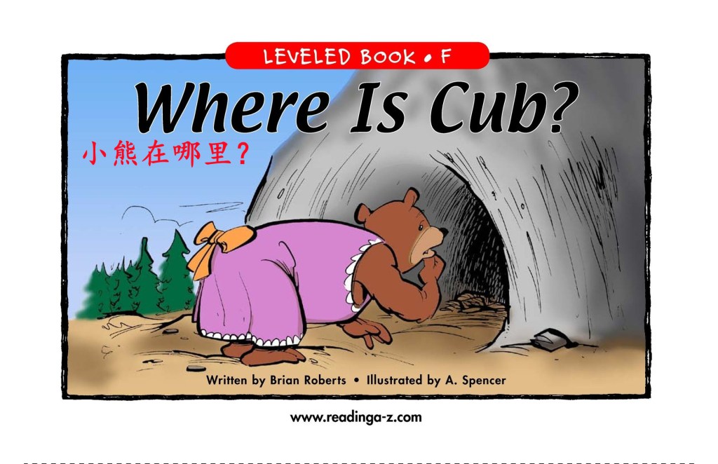 Where is Cub？小熊在哪里？