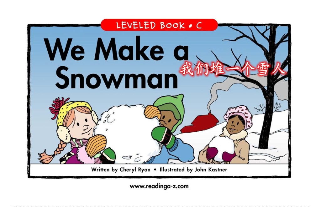 We Make a Snowman&nbsp;我们堆一个雪人